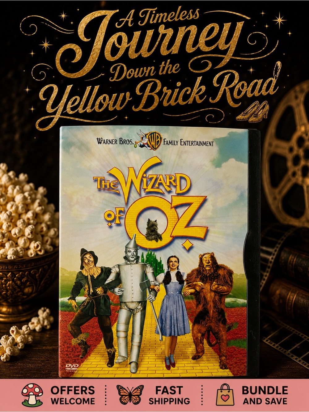 The Wizard of Oz DVD Judy Garland Classic Family Fantasy Movie
